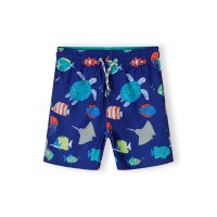 17SWIM 10J: Long Leg Printed Board Shorts (2-8 Years)